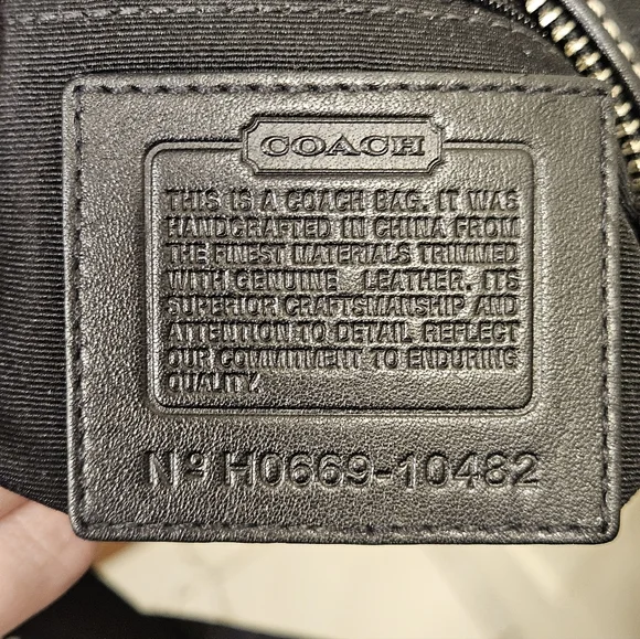 Coach limited edition black soho jacquard studded grommet hobo handbag purse - Picture 14 of 15